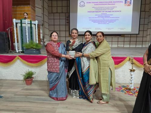 One Day Multidisciplinary National Seminar organized by the Department of Home Science