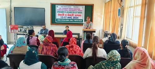 Workshop on Fruits, vegetables and milk products preservation in Krishi Vigyan Kendra, Damla